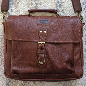 Duluth Trading Company All-Business Leather Briefcase